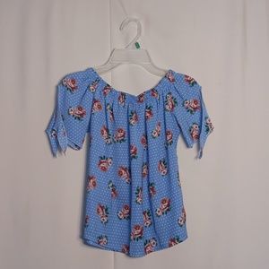 Girls Rose Design Blouse